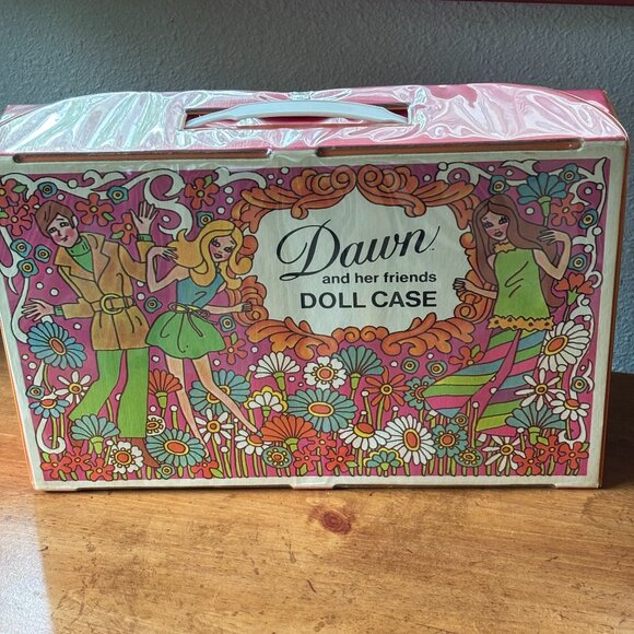 VTG 1971 Topper Dawn And Her Friends Doll Storage Case Topper Toys Made in USA - Picture 1 of 5